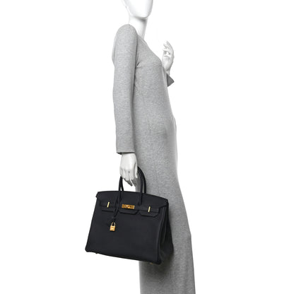 Hermes Togo BIRKIN 35 Bleu Nuit 2 of 11