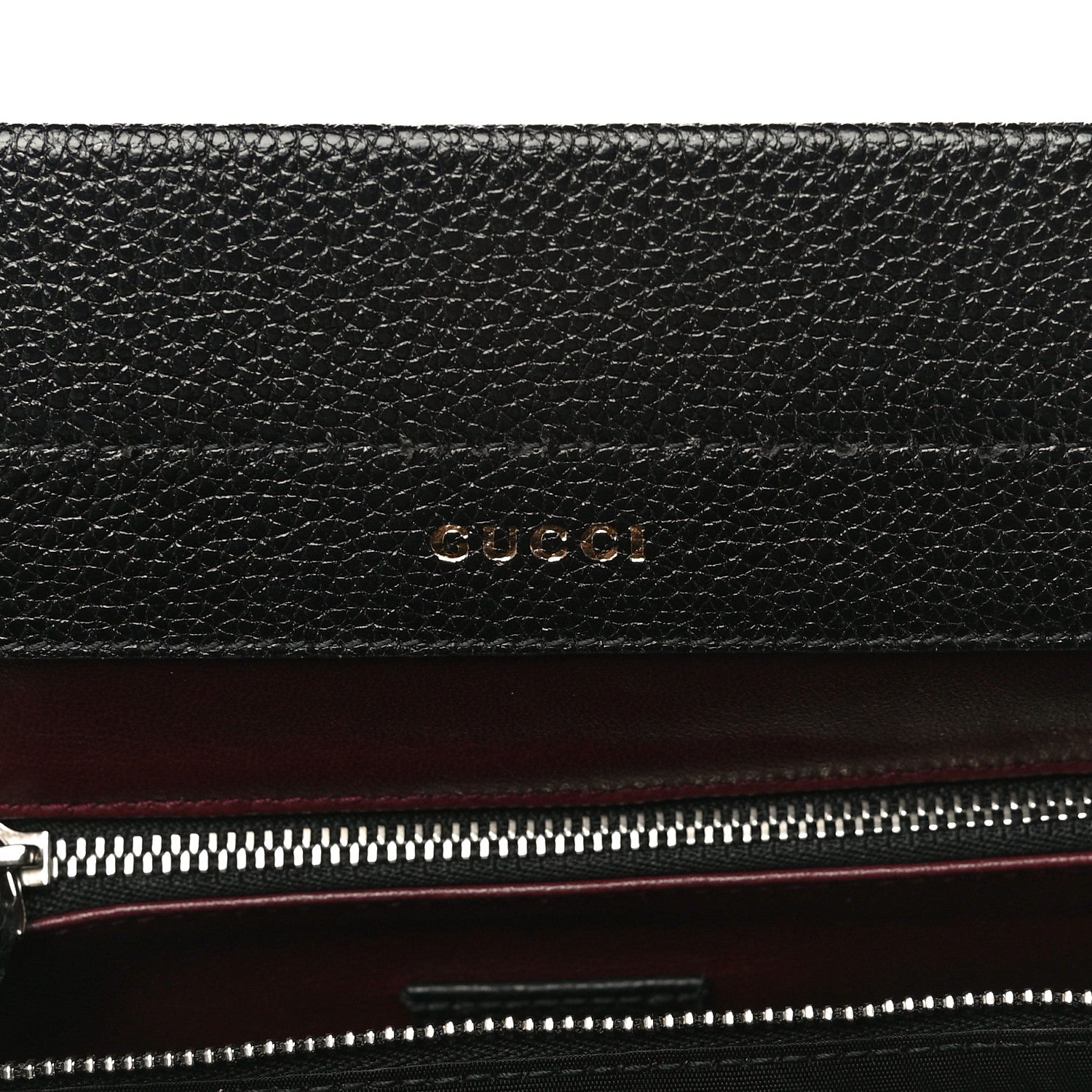 Gucci Grainy Calfskin Small Zumi Top Handle Bag Black 6 of 11