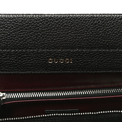 Gucci Grainy Calfskin Small Zumi Top Handle Bag Black 6 of 11