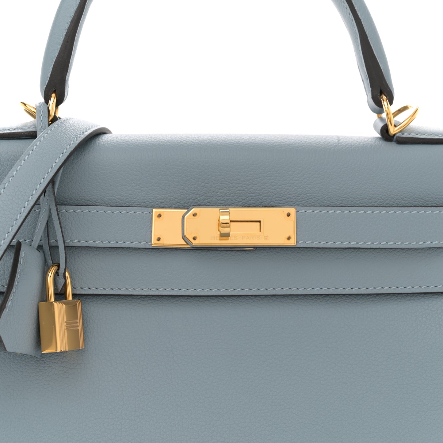 Evercolor Kelly Retourne 28 Bleu Lin