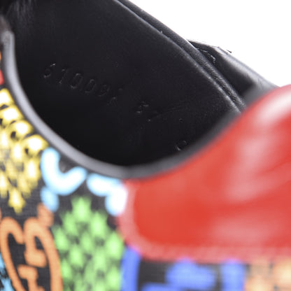 Gucci GG Supreme Monogram Psychedelic Womens Ace Sneakers 37 Black Multicolor 10 of 11