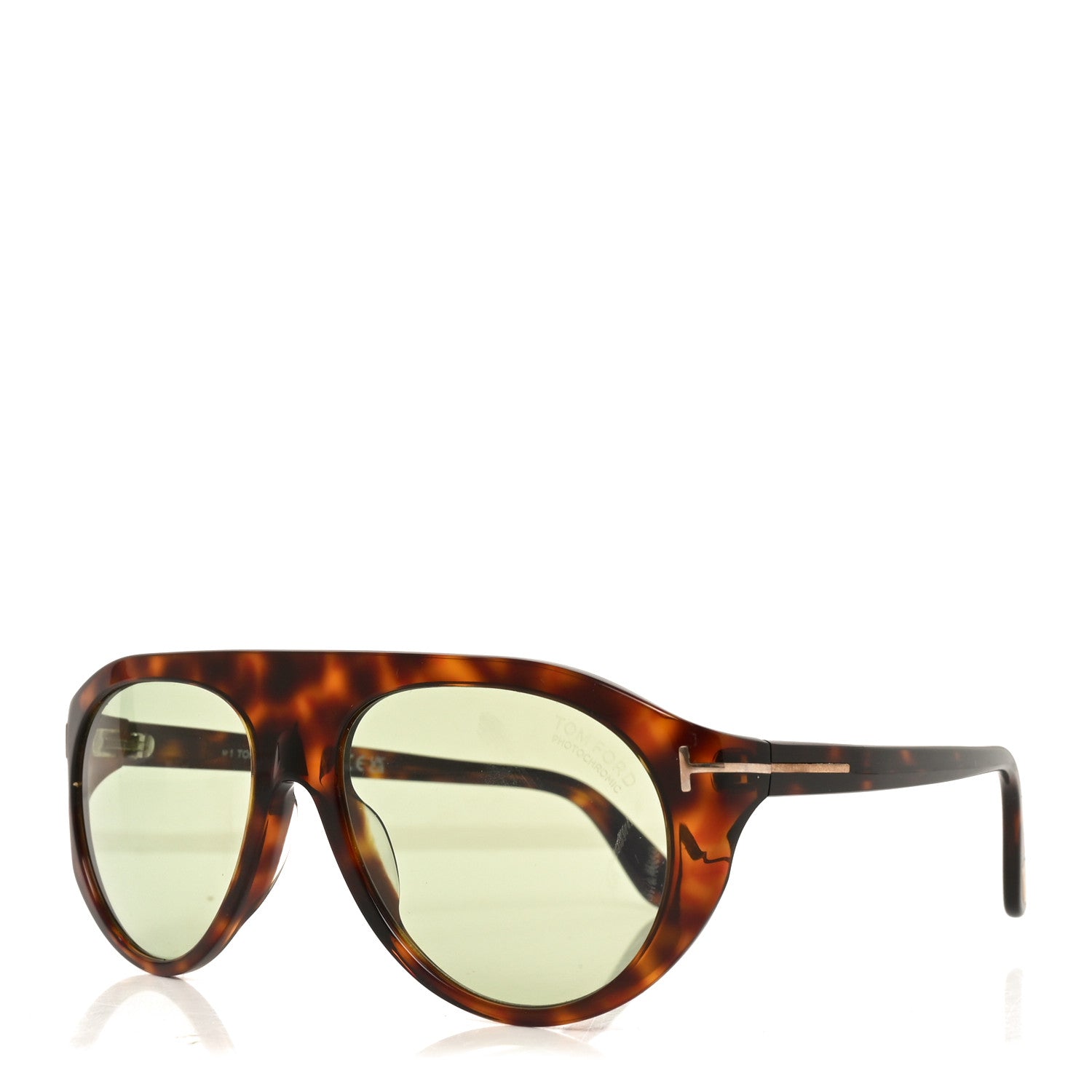 Tom Ford Rex-02 Aviator Sunglasses TF1001 Tortoise 1 of 7