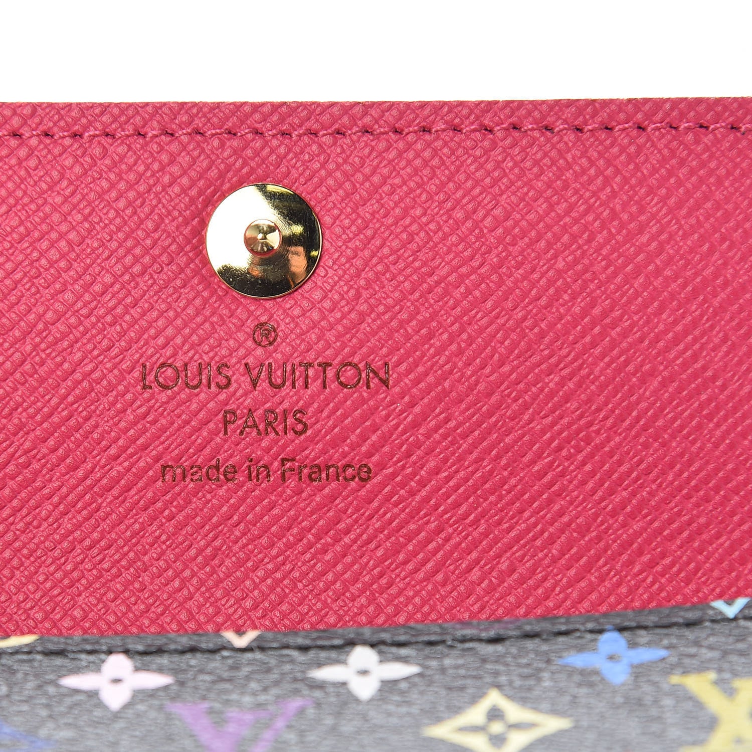 Louis Vuitton Monogram Multicolor Multicles 4 Key Holder Black Grenade 6 of 7