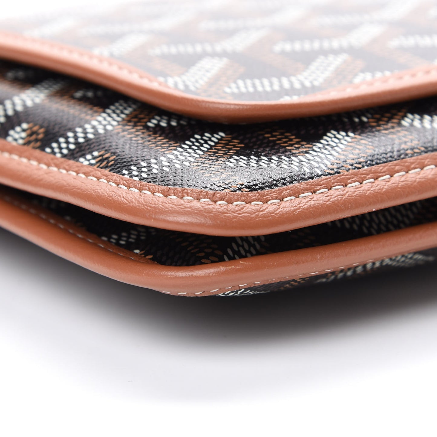 Goyardine Plumet Wallet Clutch Black Gold