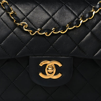 Chanel Lambskin Quilted Small Double Flap Black 8 of 10