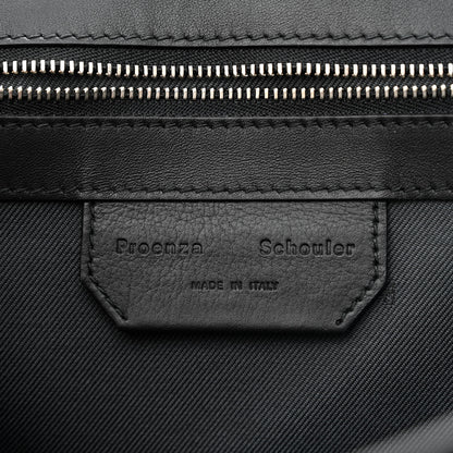 Proenza Schouler Lambskin Medium PS1 Plus Zip Satchel Black 6 of 9