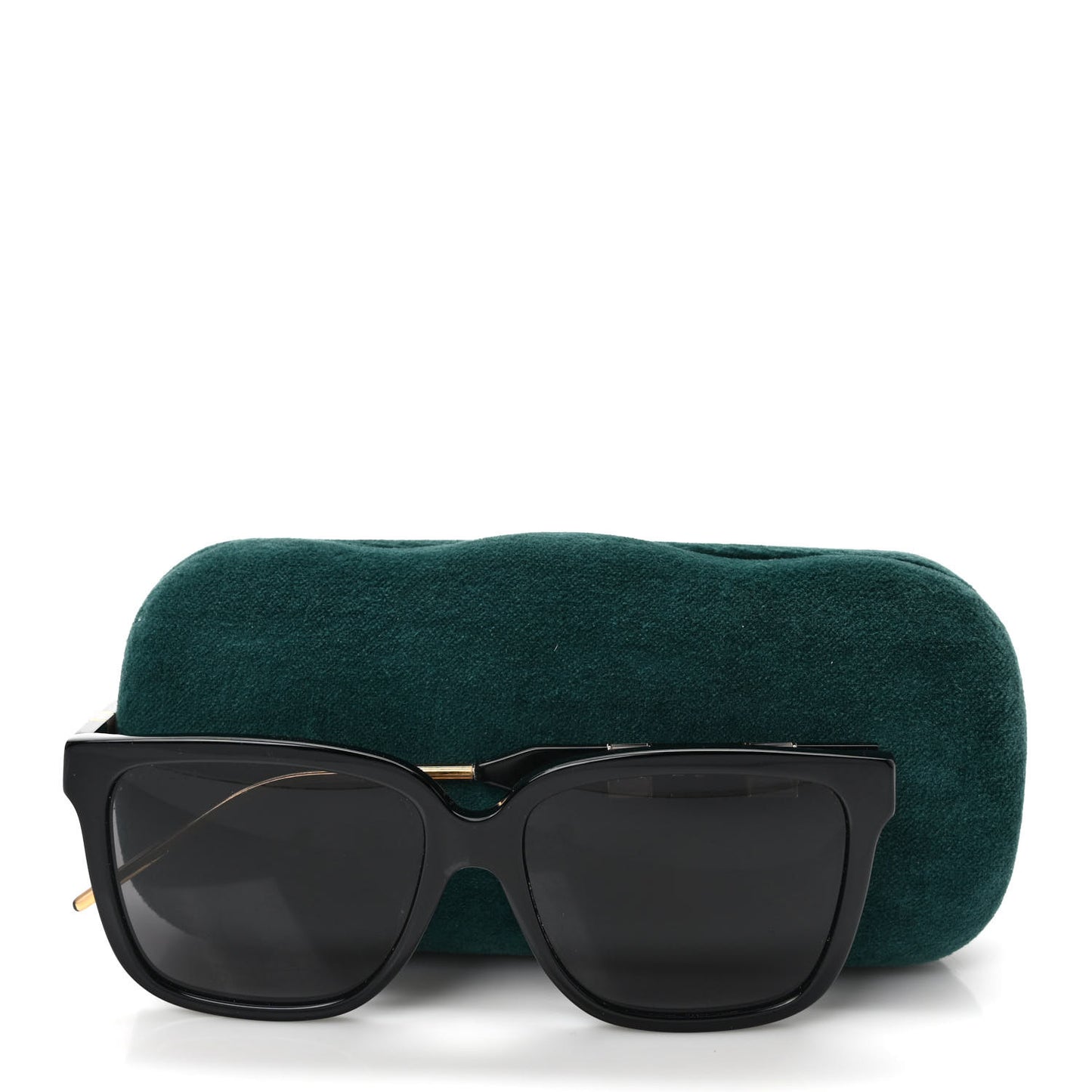 Acetate Square Sunglasses GG0599SA Black