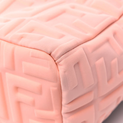 Fendi Econyl Nylon Lycra Vitello Seta FF Embossed Kids Backpack Pink 9 of 13