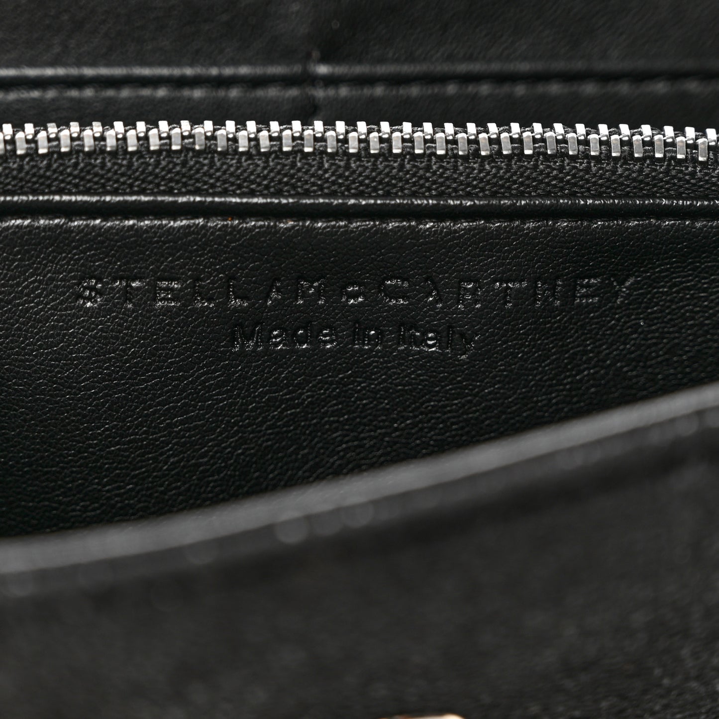 Shaggy Deer Falabella Flap Wallet Black