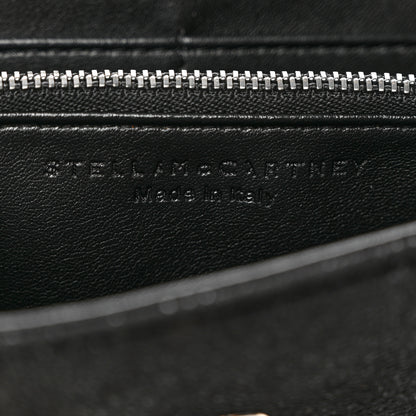 Stella McCartney Shaggy Deer Falabella Flap Wallet Black 6 of 6