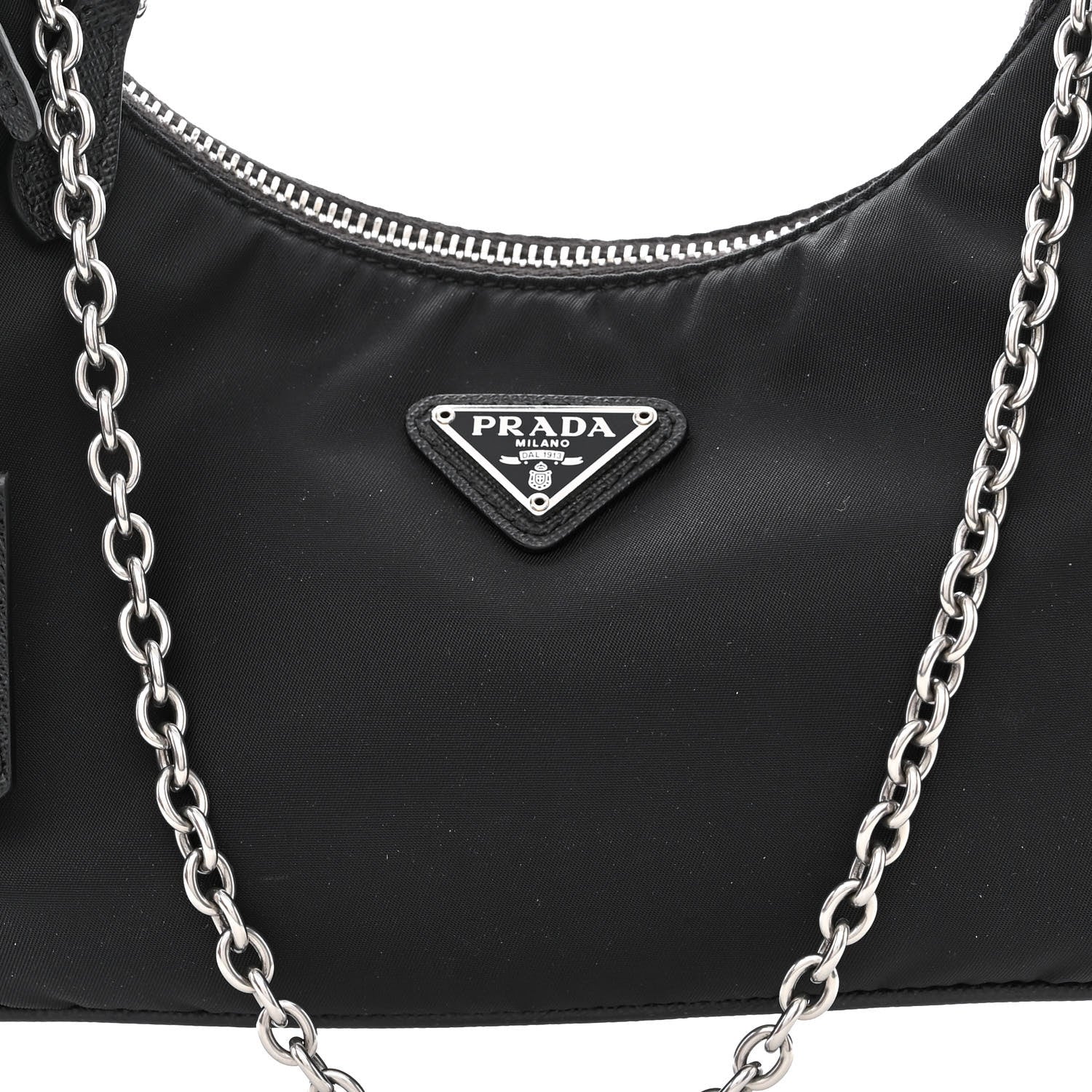 Prada Nylon Re-Edition 2005 Shoulder Bag Black 11 of 16