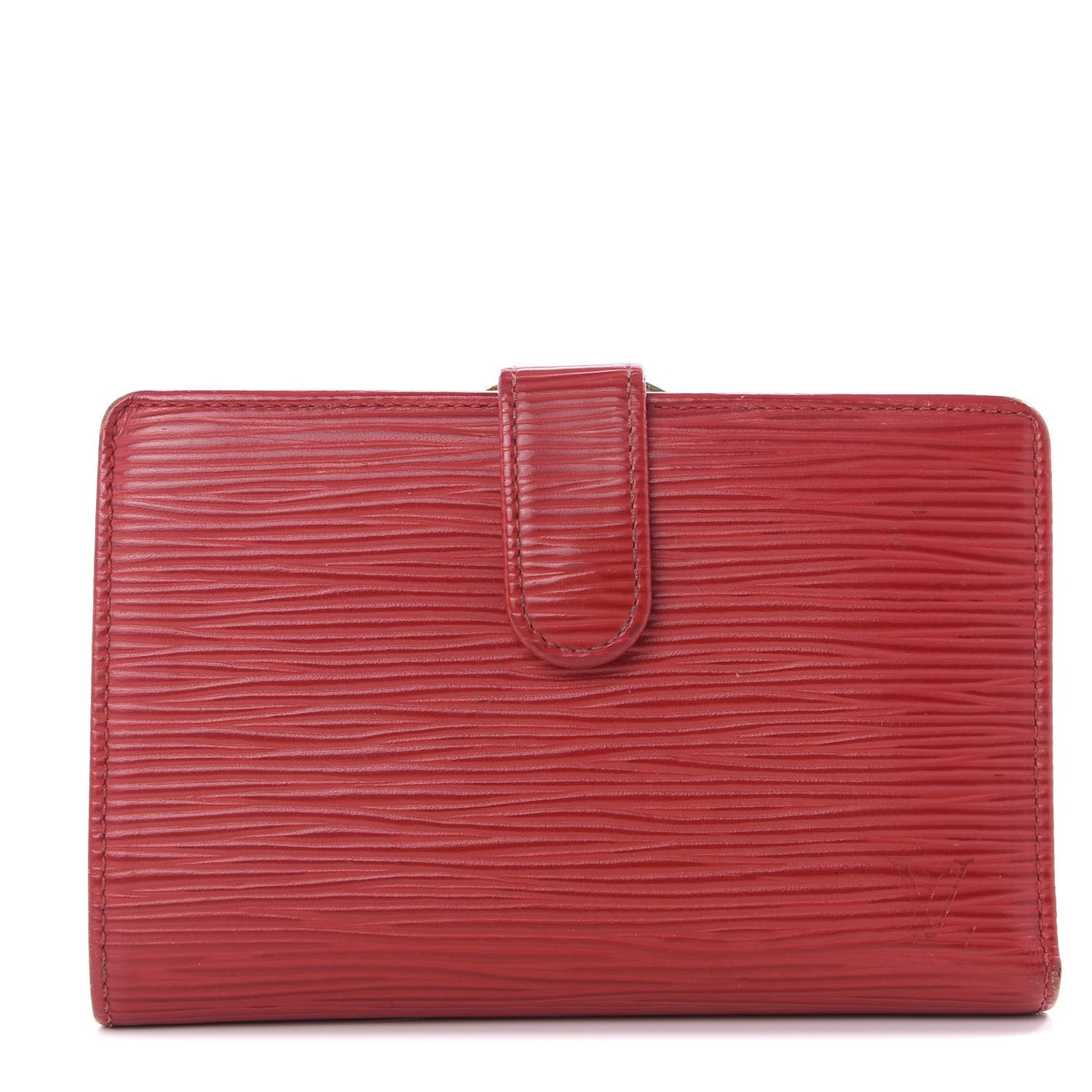 Epi French Purse Wallet Castillan Red