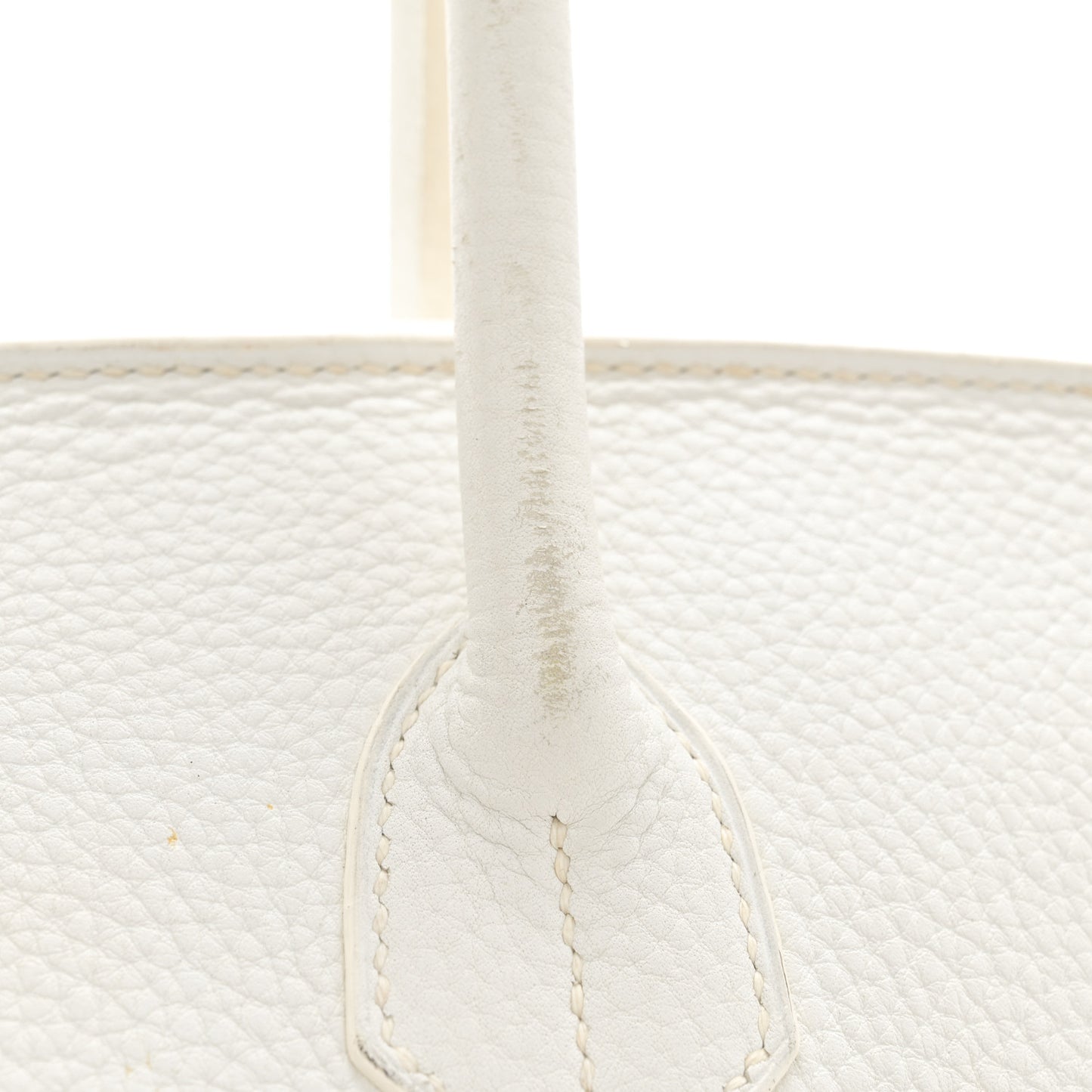 Taurillon Clemence JPG Birkin 42 White