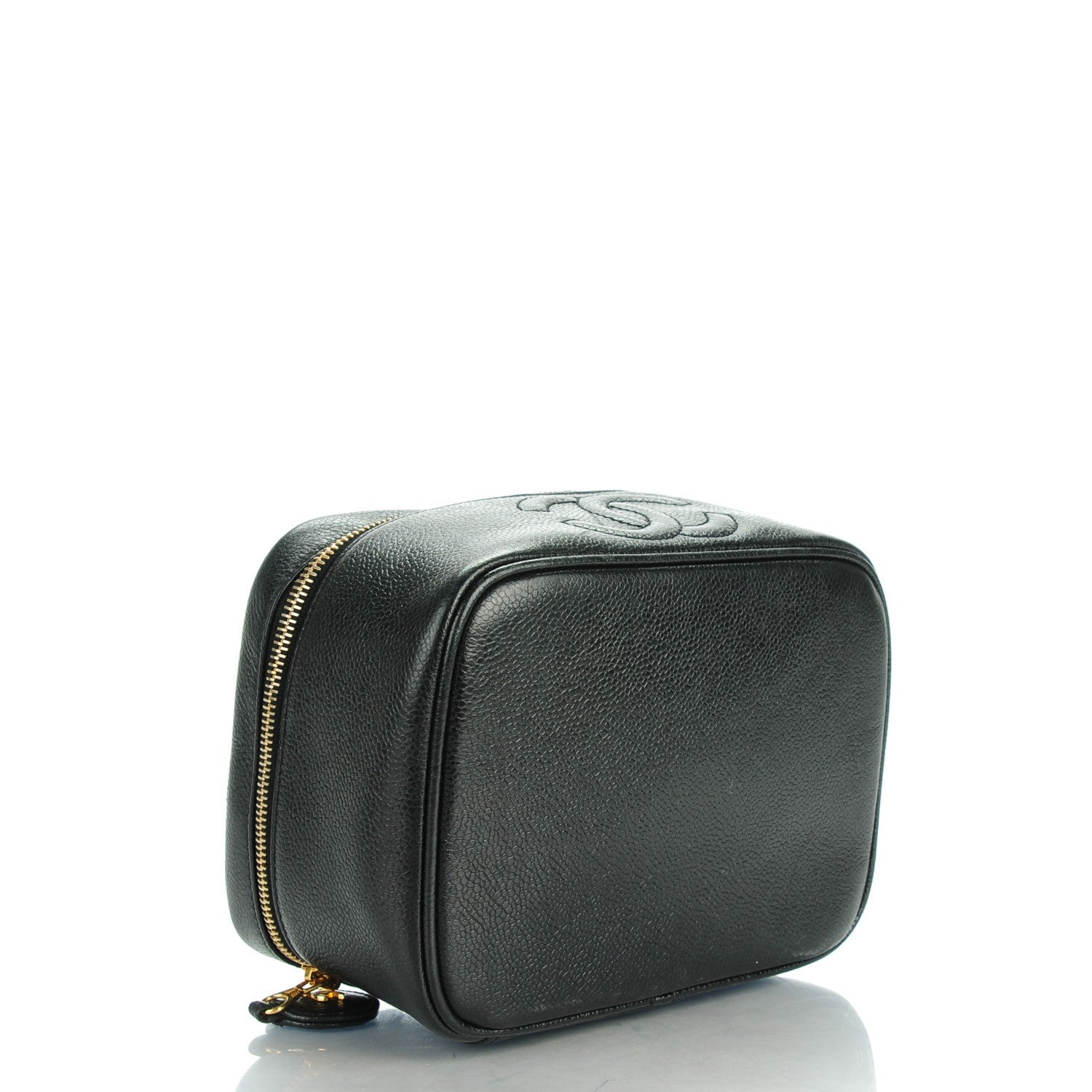 Chanel Caviar Vanity Cosmetic Case Black 4 of 8