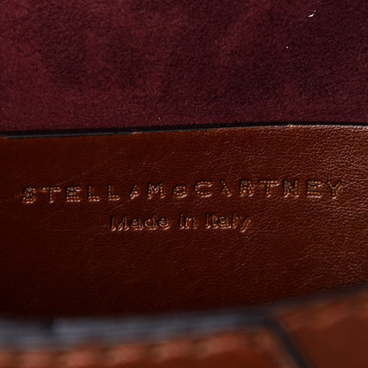 Stella McCartney Eco Alter Nappa Small Popper Shoulder Bag Cognac 9 of 9