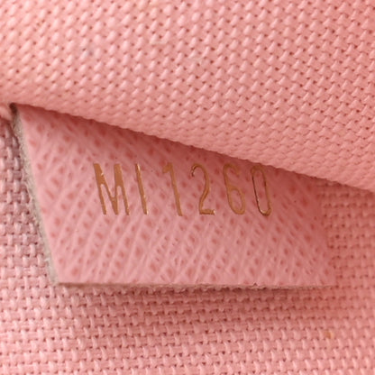 Louis Vuitton Damier Azur Pochette Felicie Chain Wallet Rose Ballerine 8 of 10