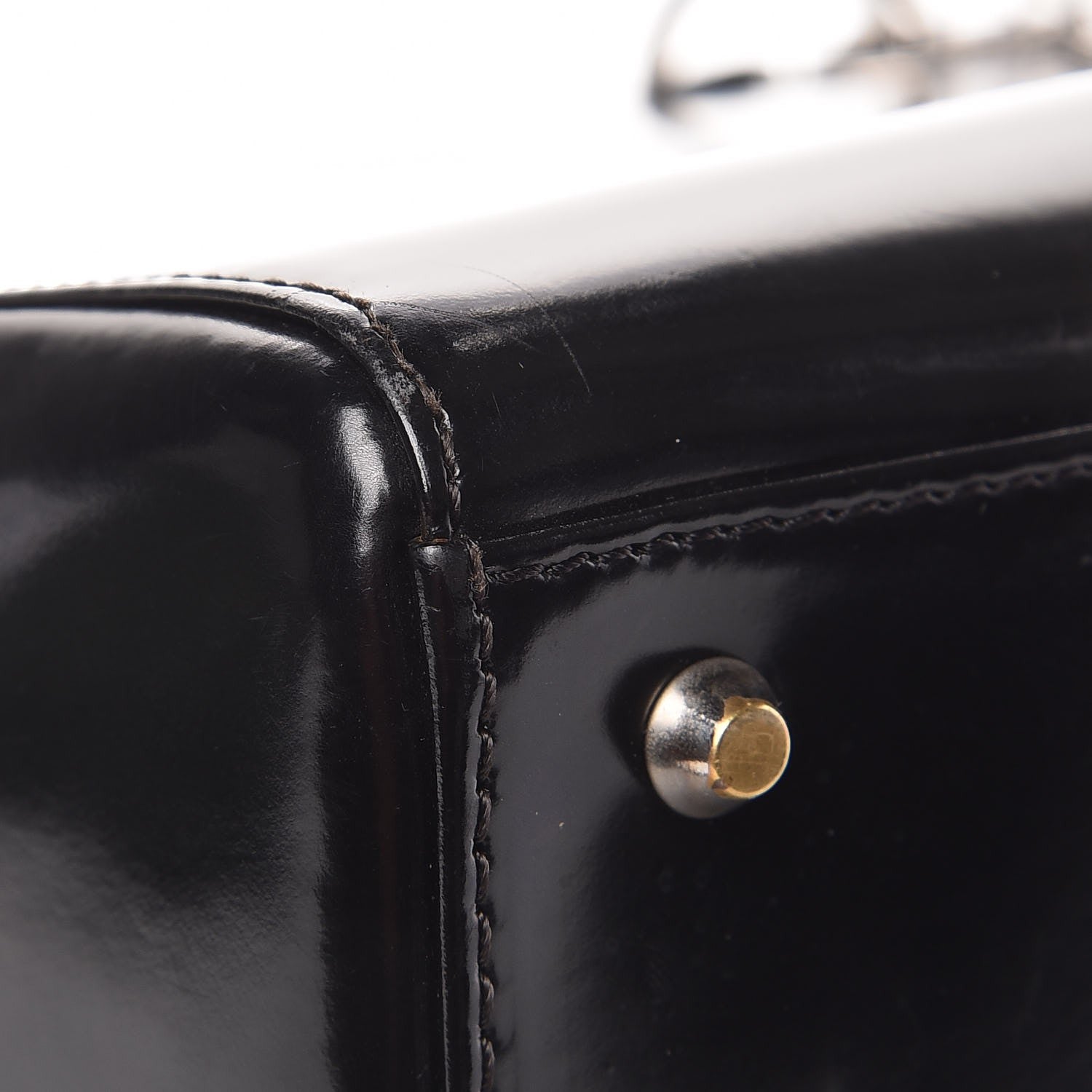 Christian Dior Patent Medium Lady Dior Black 15 of 18