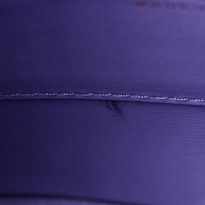 Versace Faux Fur Quilted Virtus Shoulder Bag Orchid 10 of 11