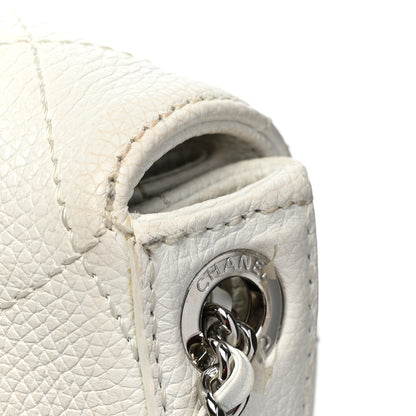 Chanel Calfskin Stitched Messenger Flap White 13 of 13