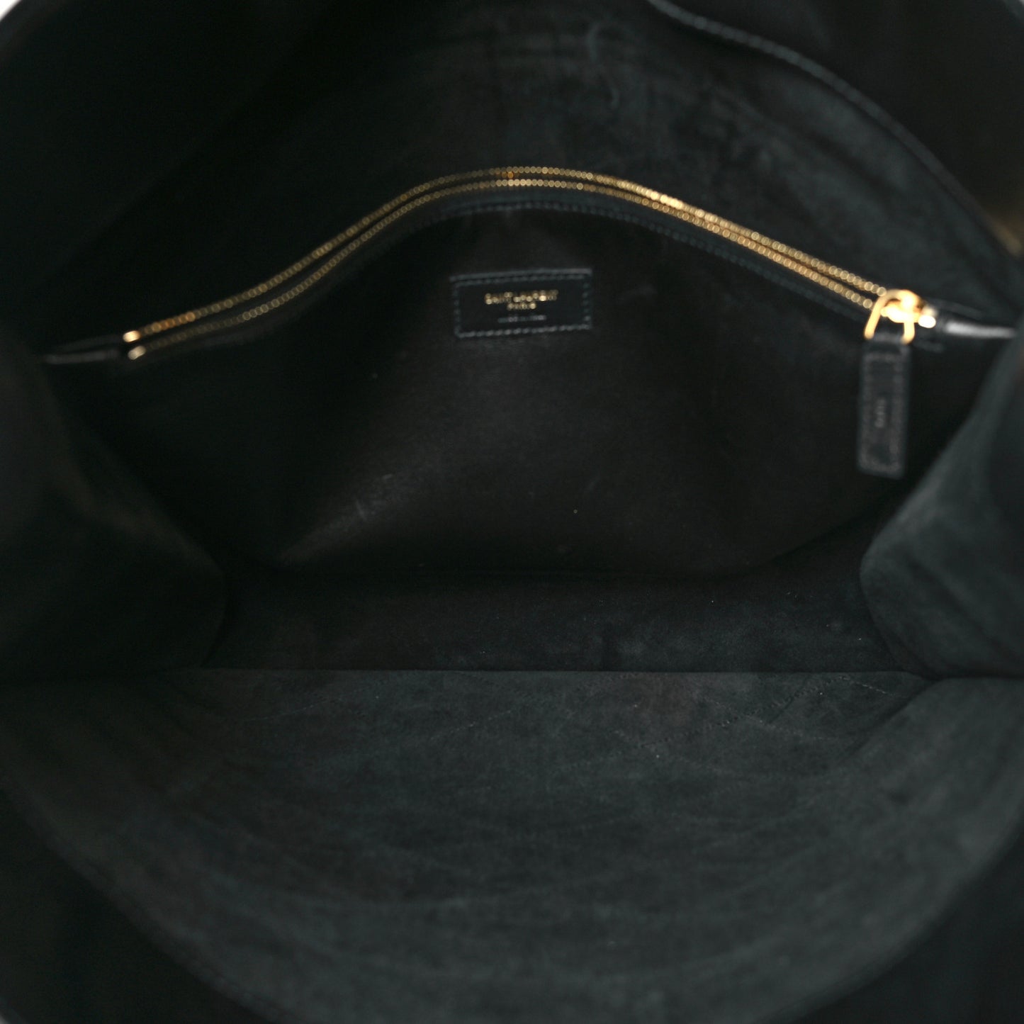 Lambskin Quilted Sade Puffer Tote Black