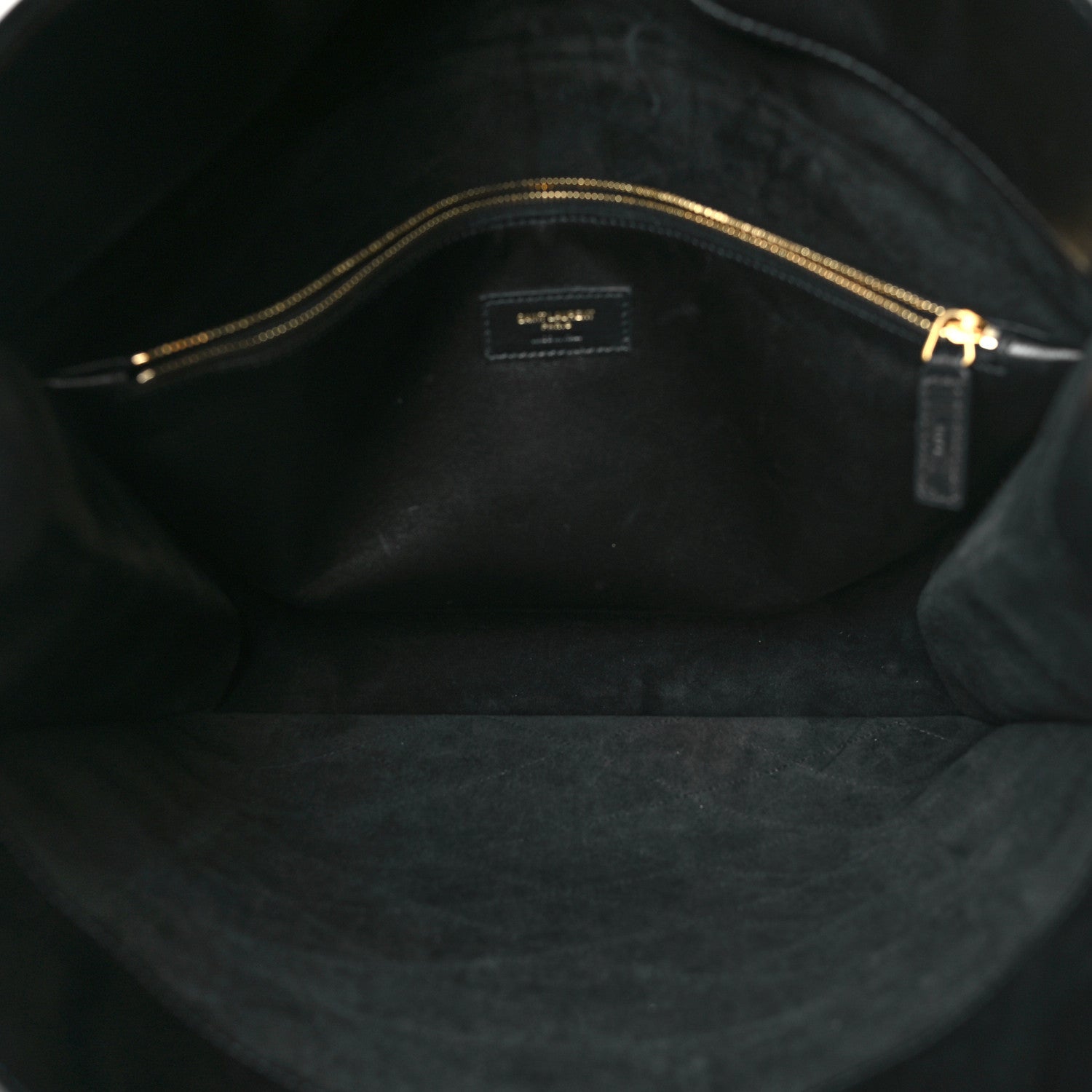 Saint Laurent Lambskin Quilted Sade Puffer Tote Black 5 of 9