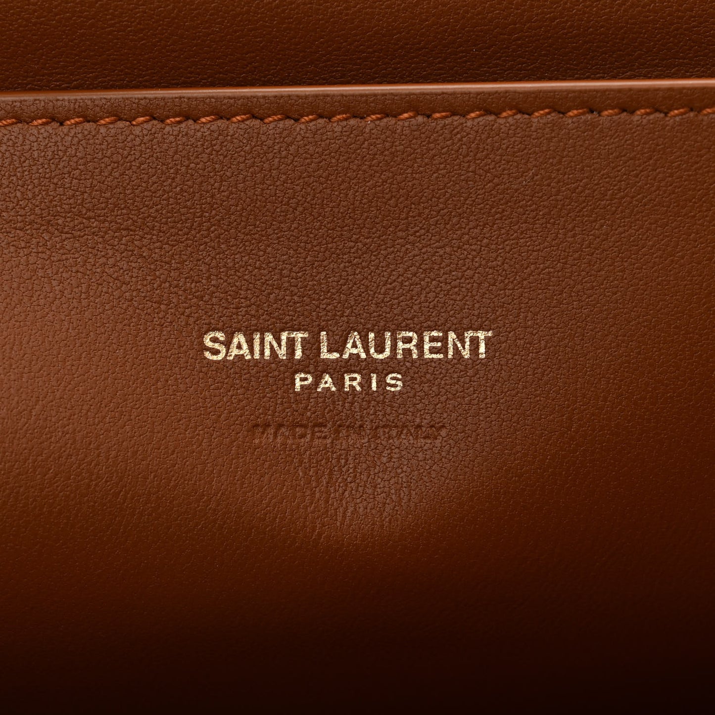 Smooth Calfskin Suede Medium Reversible Monogram Kate Satchel Brick
