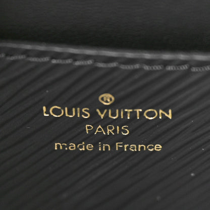 Louis Vuitton Epi Twist Braided Strap Shoulder Bag MM Black 6 of 9