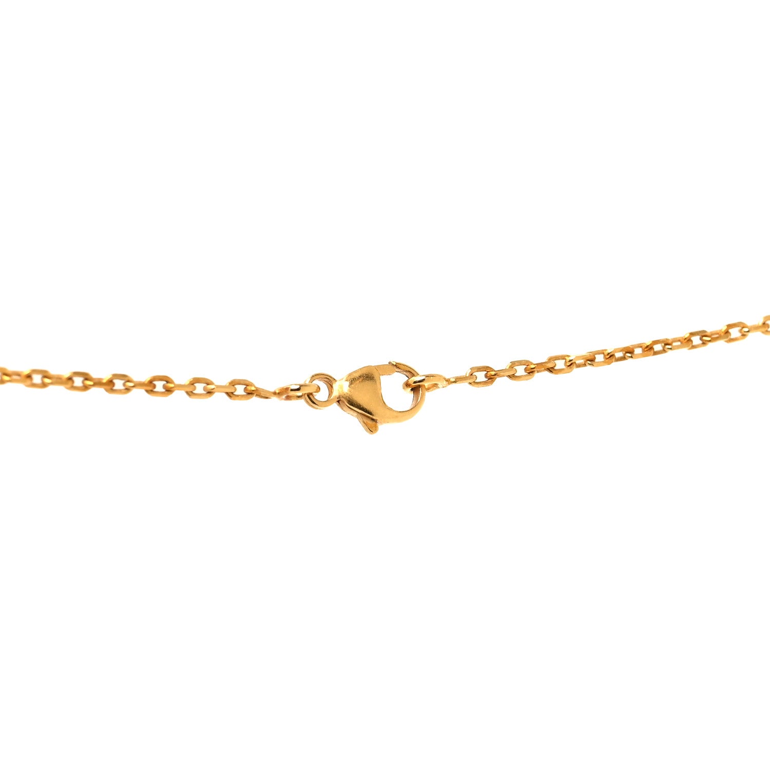 Hermes Swift O'Maillon Pendant Necklace Gold 4 of 7
