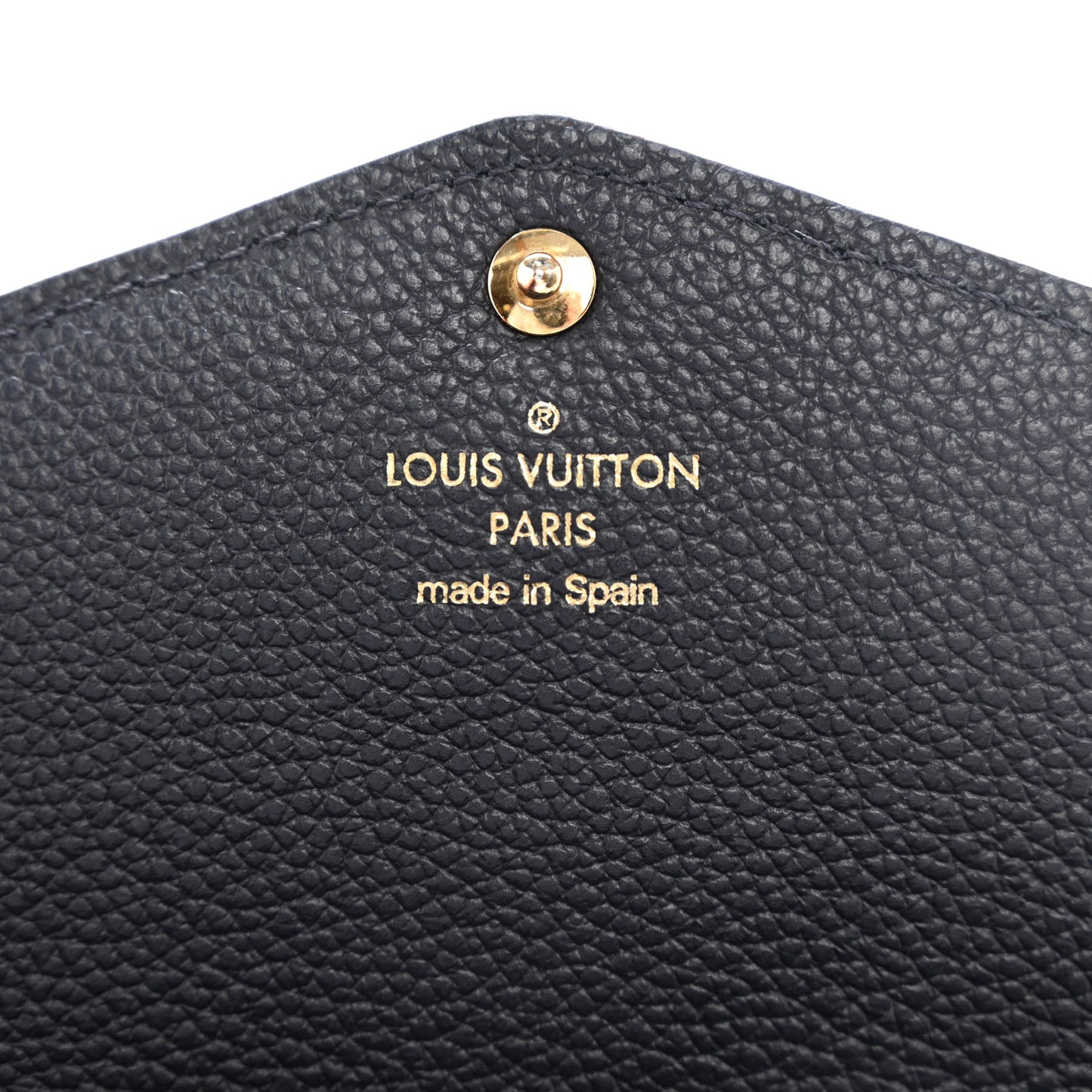Empreinte Sarah Wallet NM Marine Rouge