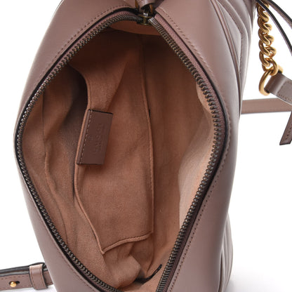 Gucci Calfskin Matelasse Small GG Marmont Chain Shoulder Bag Porcelain Rose 4 of 4