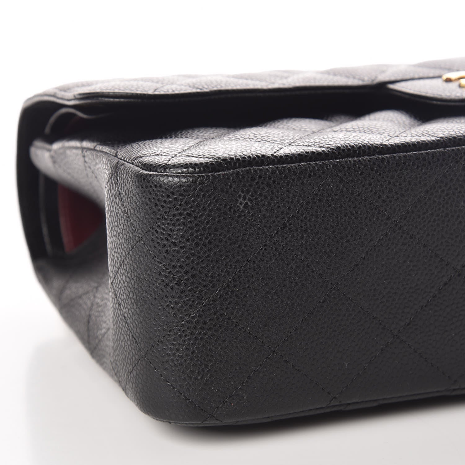 Chanel Caviar Quilted Jumbo Double Flap Black 8 of 9
