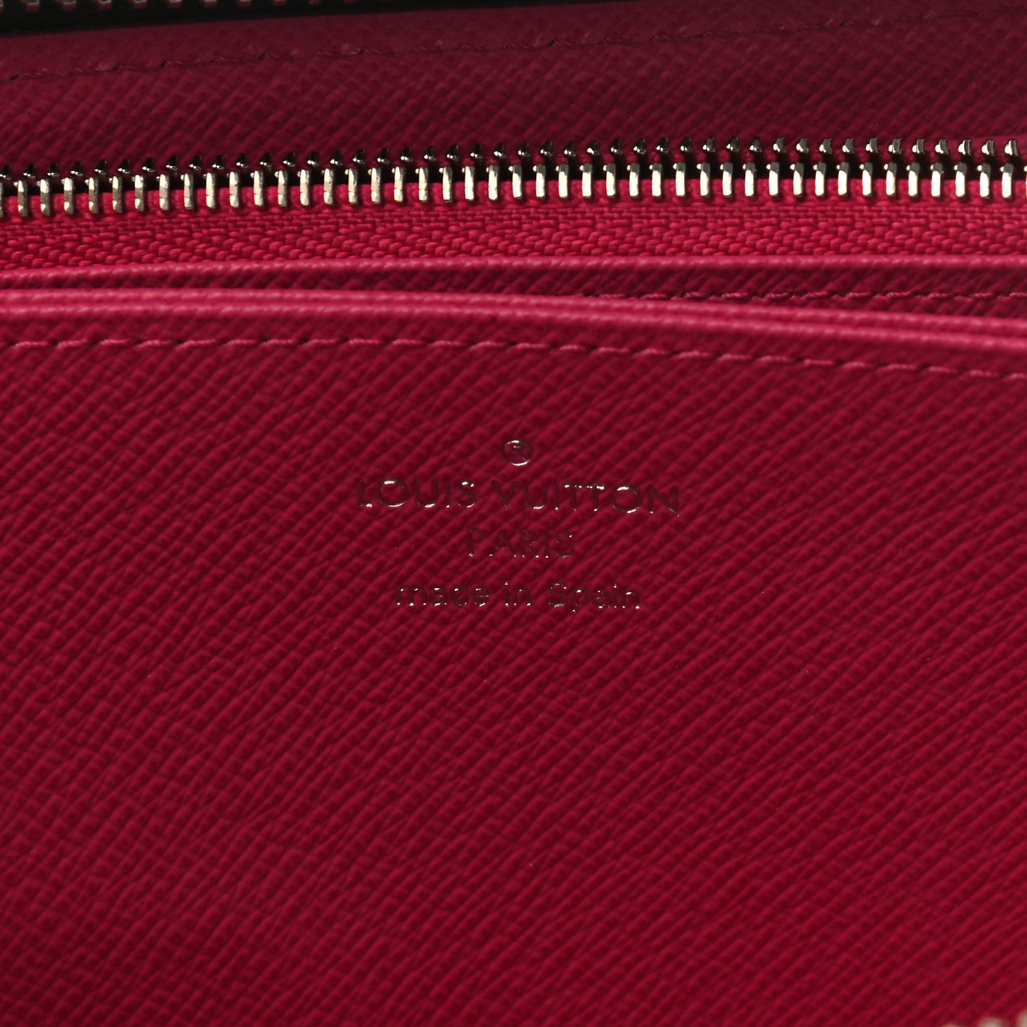 Louis Vuitton Epi Zippy Wallet Black Hot Pink 6 of 6