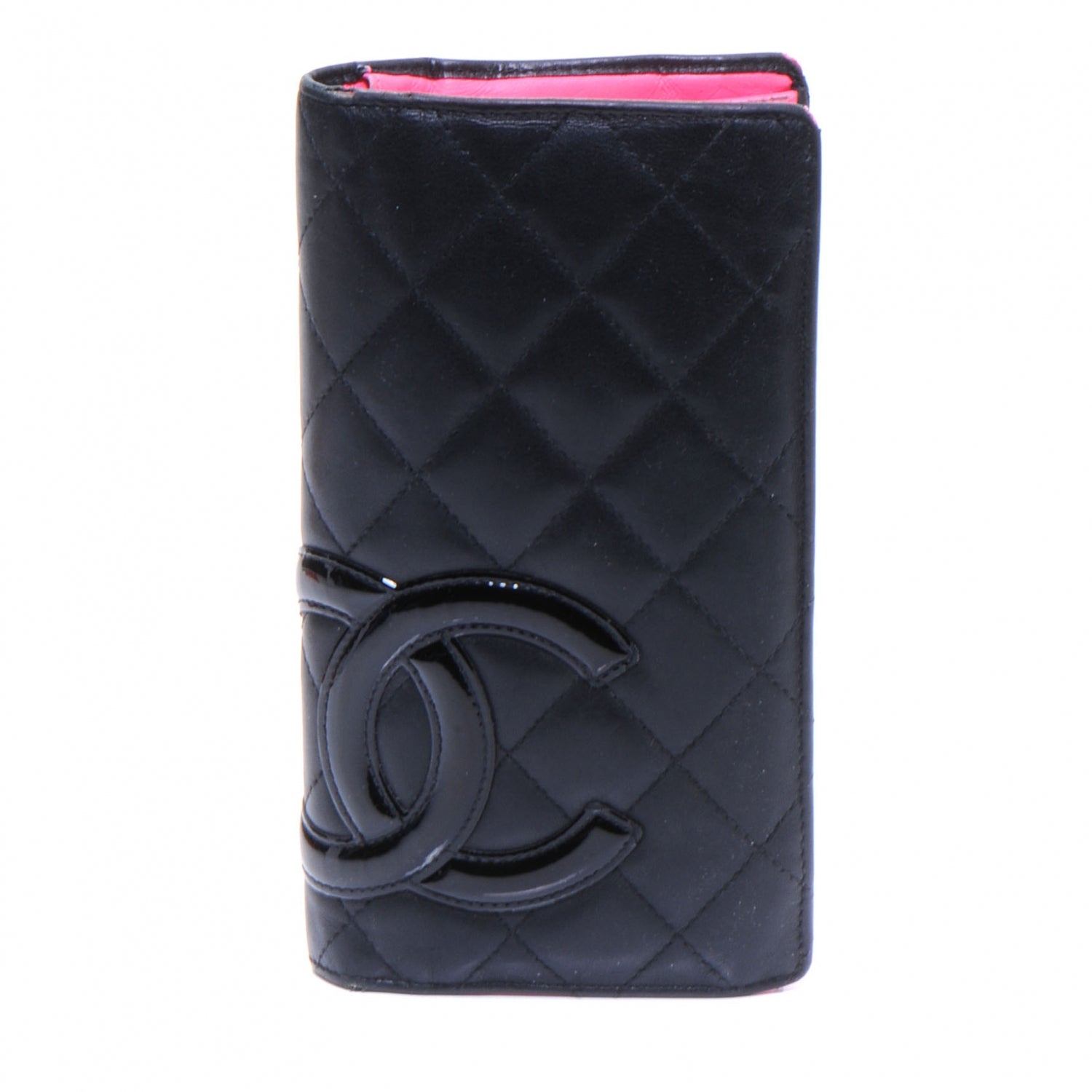 Chanel Calfskin Quilted Cambon Yen Wallet Black 1 of 9
