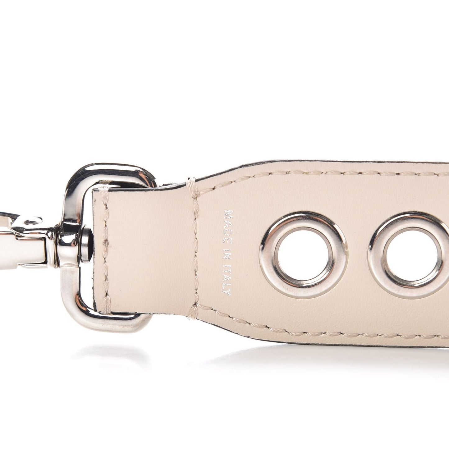 Vitello Liberty Grommet Bi-Color Mini Strap You Black Camelia