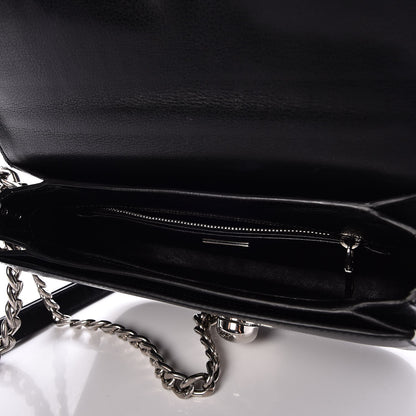 Prada Glace Calfskin Arcade Crossbody Bag Black 6 of 8