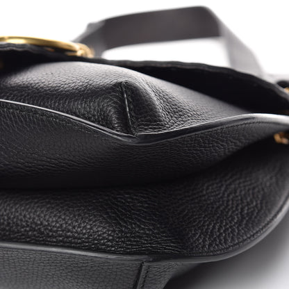 Gucci Cellarius Calfskin Feline GG Marmont Flap Shoulder Bag Black 11 of 11