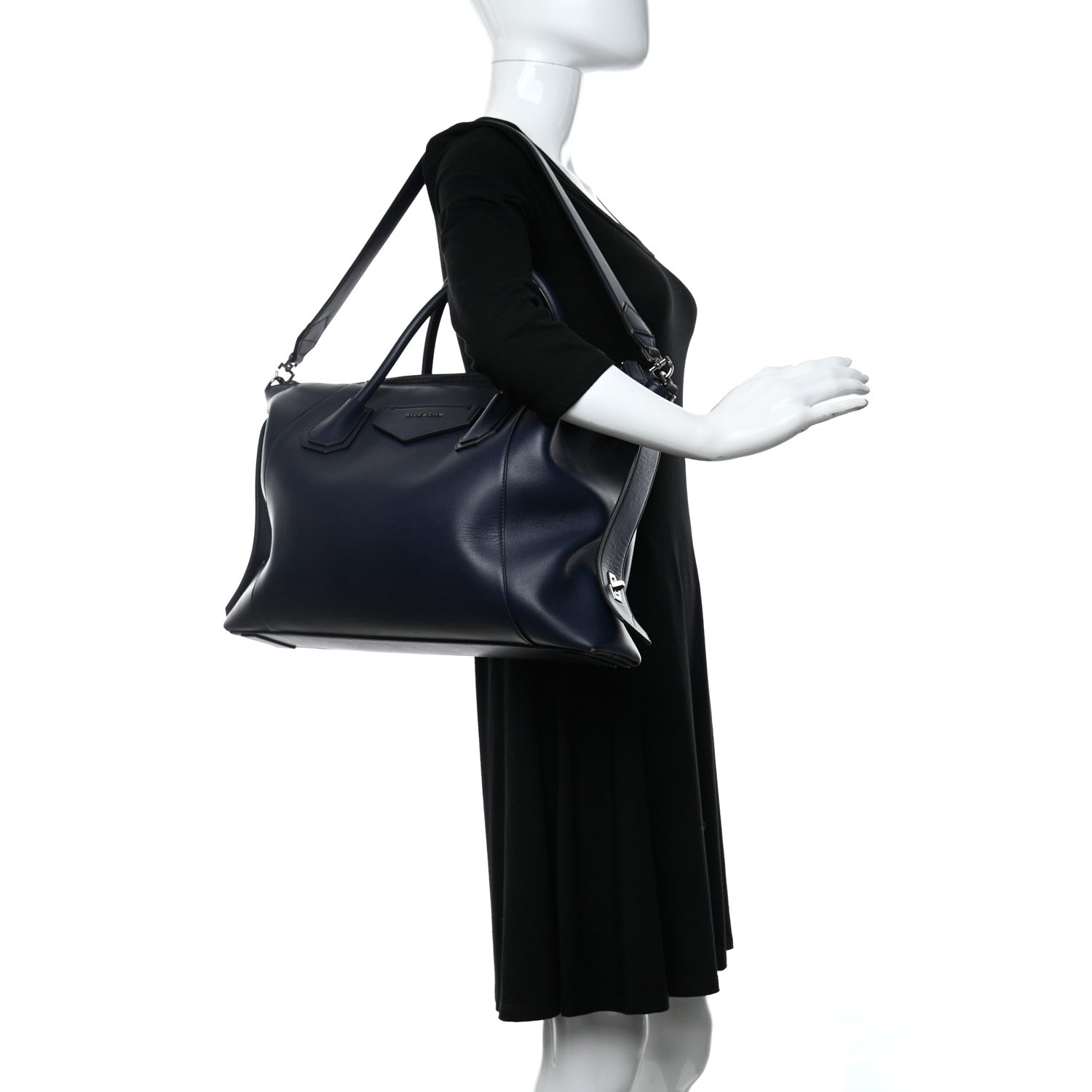 Givenchy Smooth Calfskin Small Soft Antigona Night Blue 2 of 9