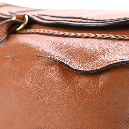 Chloe Calfskin Braided Large Marcie Hobo Caramel 10 of 19