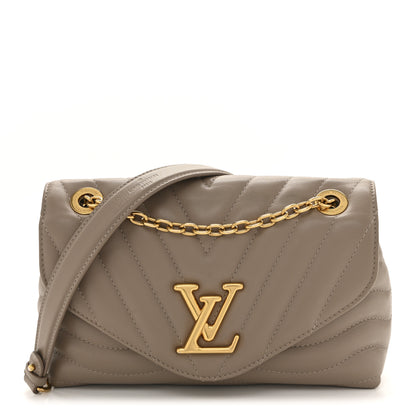 Louis Vuitton Calfskin LV New Wave Chain Bag Taupe 1 of 12