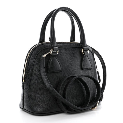 Gucci Dollar Calfskin Small GG Charm Dome Bag Black 3 of 11
