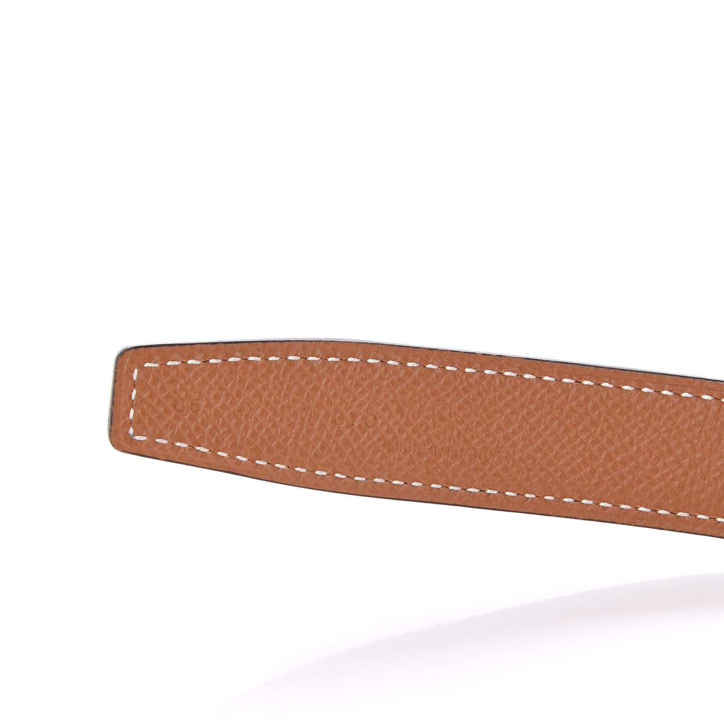 Swift Epsom 24mm Mini Constance H Belt 85 Black Gold