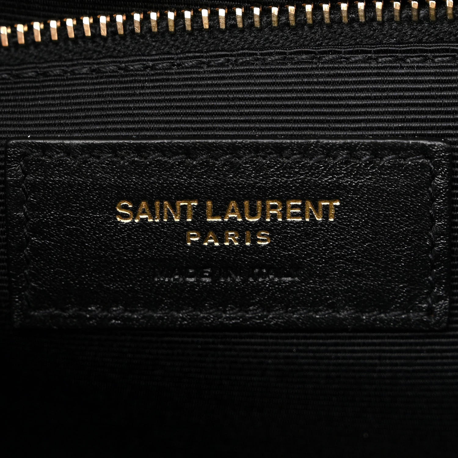 Saint Laurent Grain De Poudre Mixed Matelasse Large Triquilt Monogram Satchel Beige 6 of 14