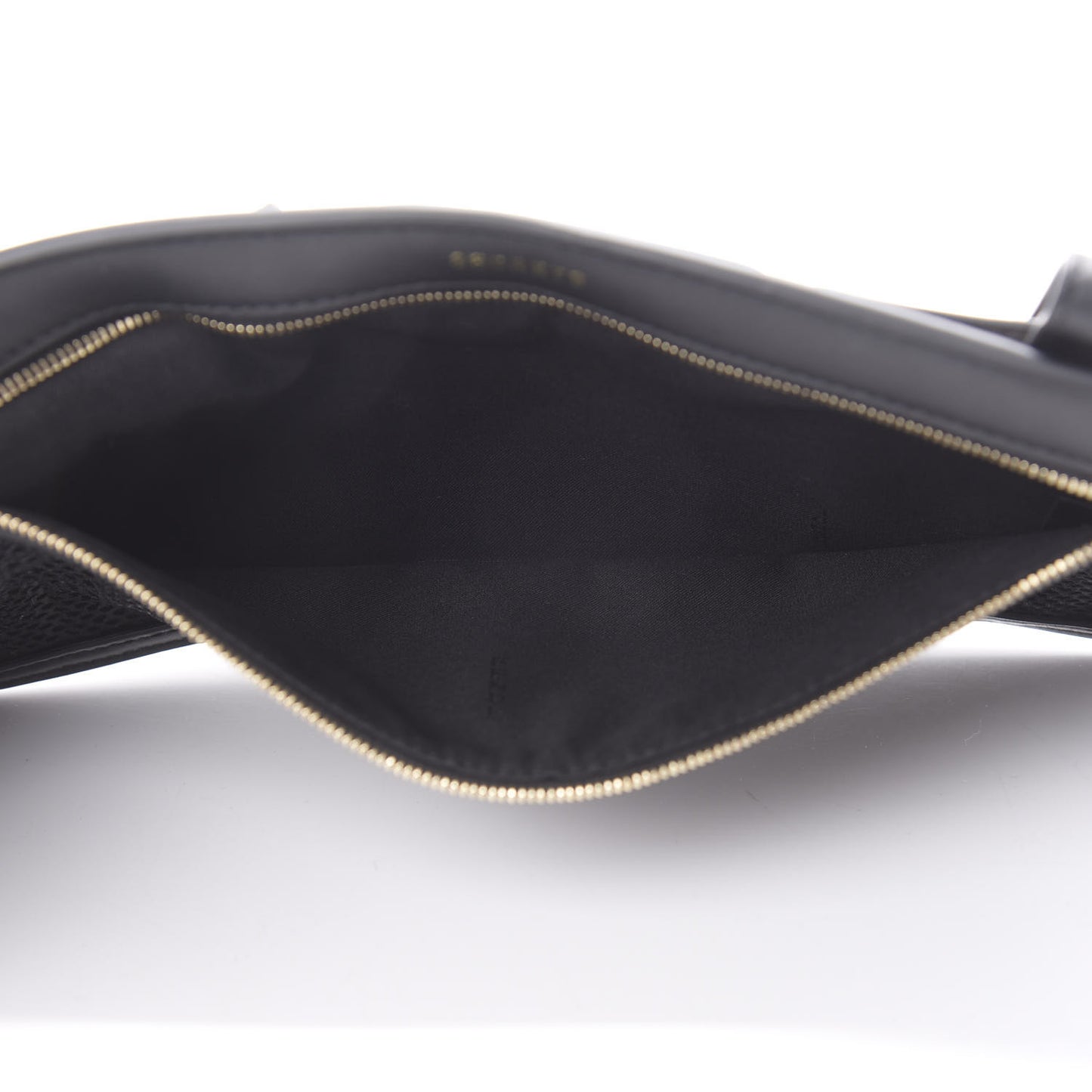 Vitello Grace Matte 3 Pocket Belt Pouch Black