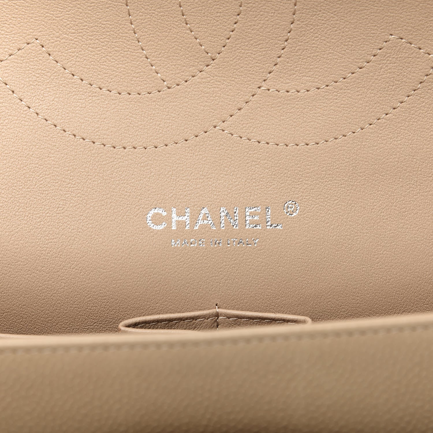 Chanel Caviar Quilted Jumbo Double Flap Beige Clair 8 of 10