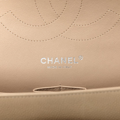 Chanel Caviar Quilted Jumbo Double Flap Beige Clair 8 of 10