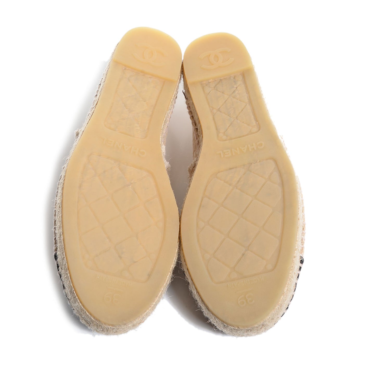 Toile CC Espadrilles Beige Black 39