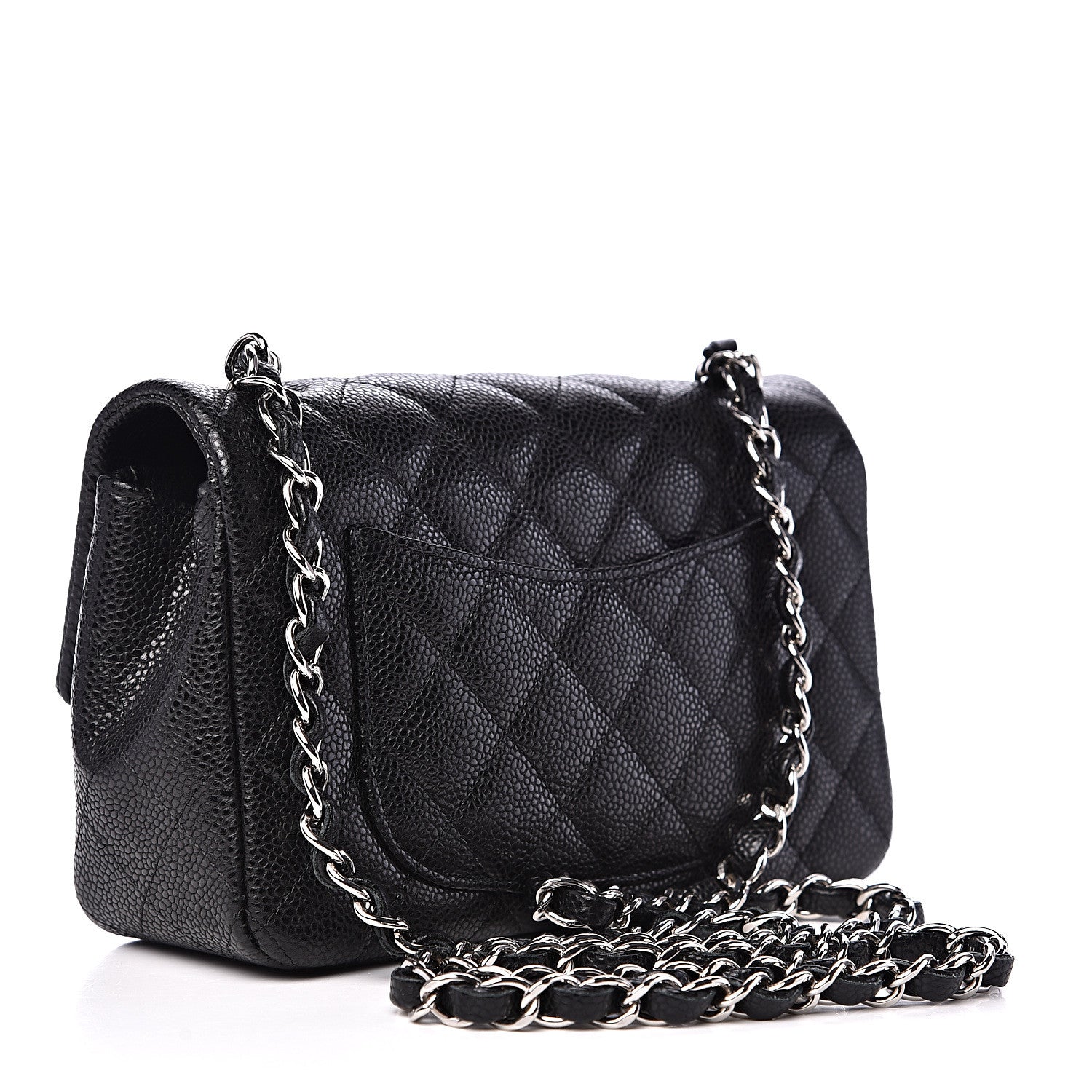 Chanel Caviar Quilted Mini Rectangular Flap Black 2 of 10