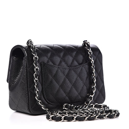 Chanel Caviar Quilted Mini Rectangular Flap Black 2 of 10