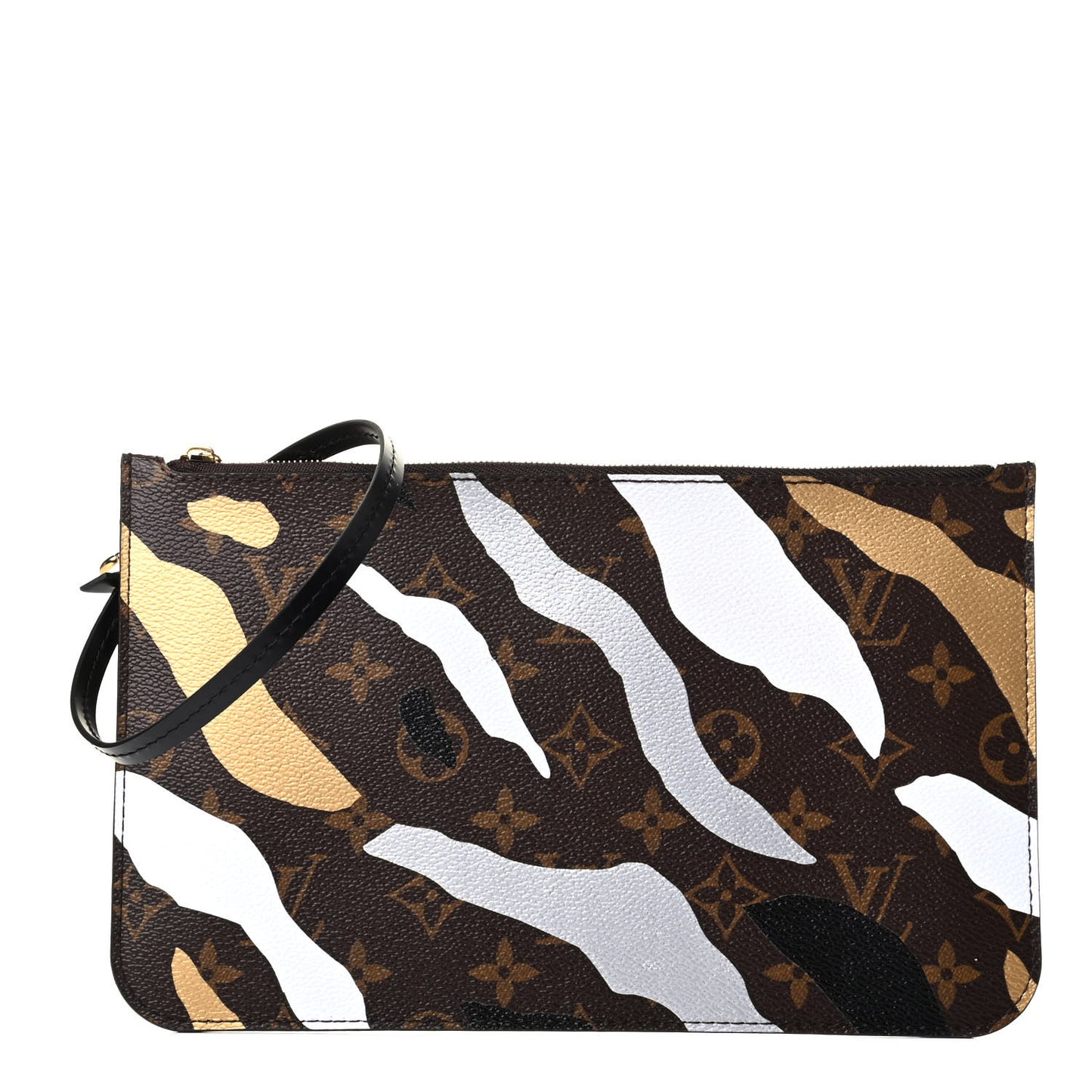 X LOL Monogram Neverfull MM GM Pochette Gold Silver