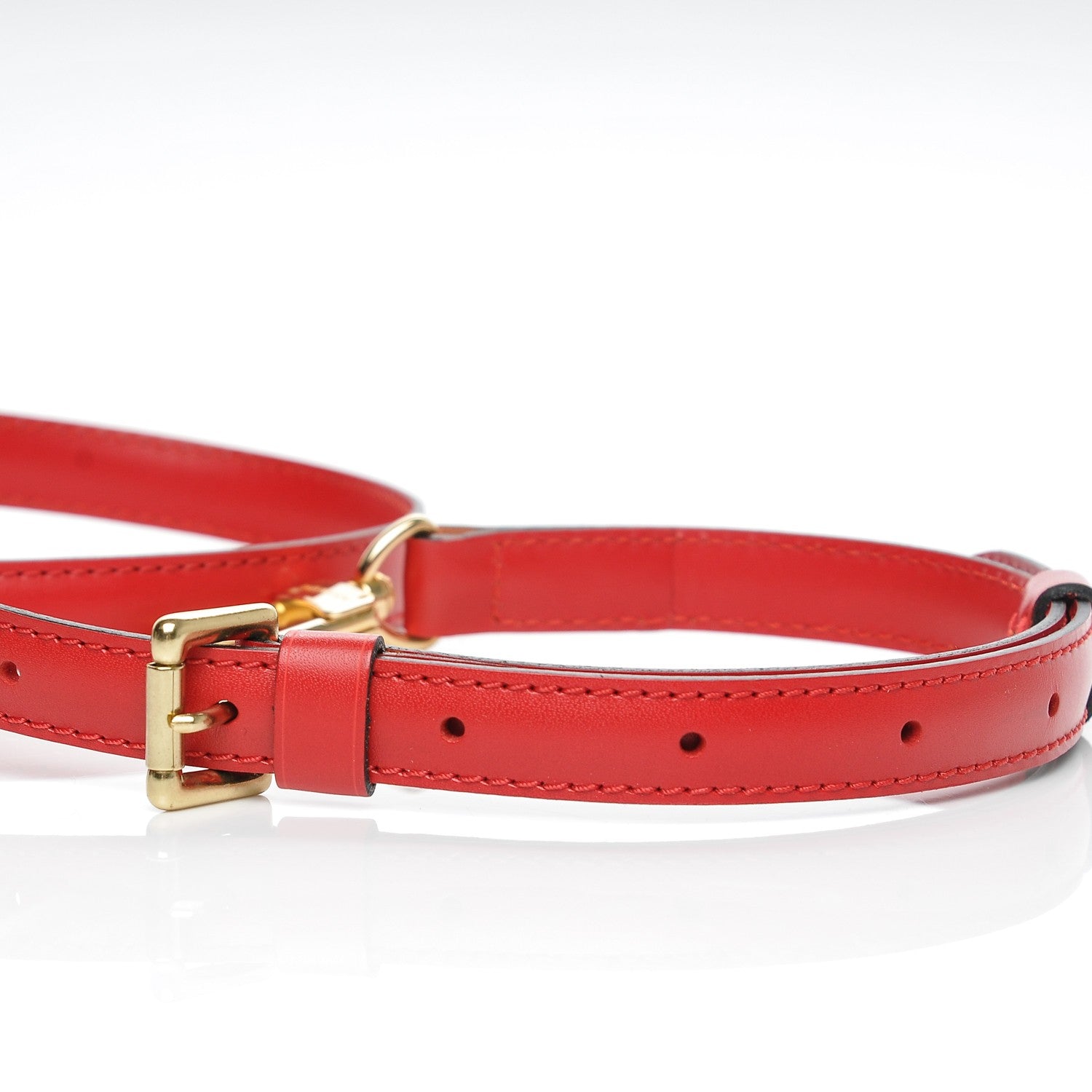 Louis Vuitton Epi Adjustable Shoulder Strap 16MM Red 6 of 6